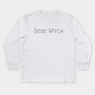 Bebe Witch - Shitts Creek mashup Kids Long Sleeve T-Shirt